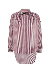 CIPO & BAXX® - Bluse WH122 leicht oversized Passform und verlängertem Rücken - BLACK