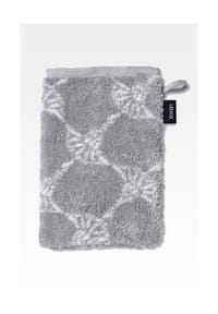 JOOP! CLASSIC CORNFLOWER Waschhandschuh 16x22 cm, Silber - JOOP! CLASSIC CORNFLOWER - Anthrazit