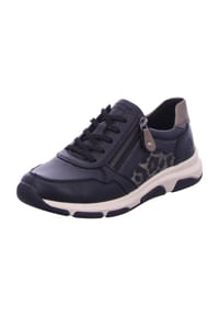 remonte® - Sneaker, Keilabsatz, Leo-Print, für Damen - 03 SCHWARZ/SCHWAR