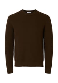 SELECTED - Strickpullover Dane, Baumwolle, für Herren - 182919 DEMITASSE