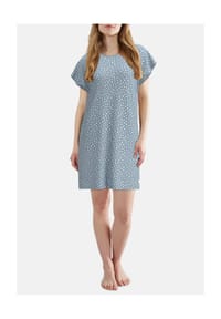 TOM TAILOR - Sleepshirt,kurz, für Damen - 625 BLAU-MITTEL-A
