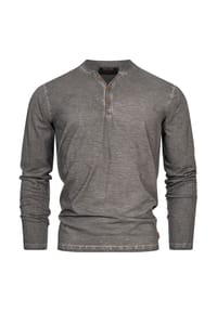 INDICODE - Langarmshirt INKilsone - Black