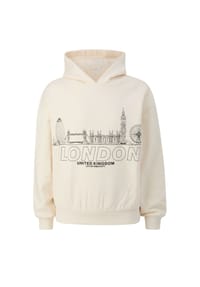 s.Oliver - Hoodie, Oversize, für Kinder - 04D2 WHITE