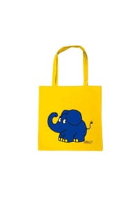 LOGOSHIRT® - Tote Bag Sendung mit der Maus - Elefant - bright orange
