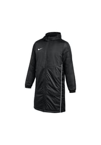 NIKE - Herren Wintermantel - Park 26, Winterjacke, Kapuze, Logo, einfarbig - Schwarz
