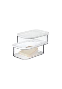MEPAL Käsedosen Modula 2000 ml 2er Set - MODULA - weiß