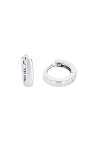 amor - Creolen für Damen und Herren, Unisex, 925 Sterling Silber - Silber