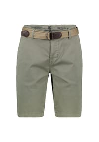 LERROS - Chino-Bermuda mit Gürtel, in Großen Größen - CRISPY BLUE