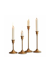 LOBERON - Kerzenständer 4er Set Namoris gold - gold