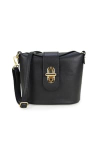 HARPA - Crossbody-Tasche KHLOE in elegantem Design mit Drehverschluss - jet black