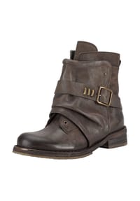 Felmini - Leder Stiefelette - Dunkelbraun