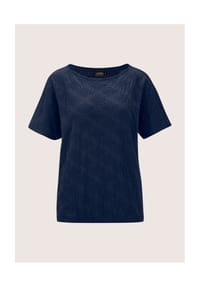 MADELEINE - Sweatshirt mit Gummibund - marine