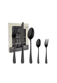 kuppels 30-tlg. Besteckset - Delia - schwarz
