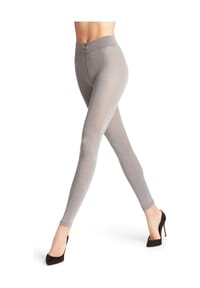 FALKE - Softmerino Leggings, Merinowolle, klimaregulierend, für Damen - 3830 LIGHT GREY M