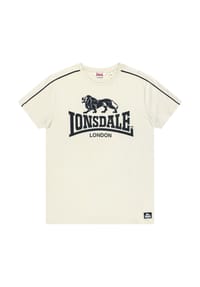 LONSDALE™ - Herren T-Shirt normale Passform RUISLIP - Beige/Black