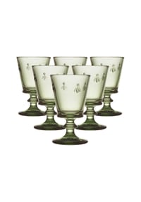 LA ROCHÈRE Weingläser Biene Abeille 240 ml 6er Set - BIENE - blau