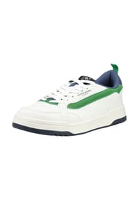 SCOTCH & SODA - Lederimitat/Mesh Sneaker - Grün/Beige