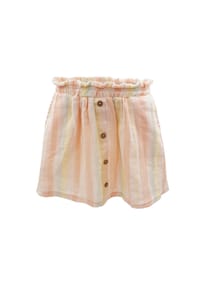 maximo® - GOTS MINI GIRL-Rock,  Musselinstoff - beigemeliert