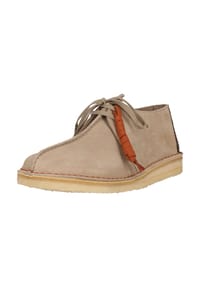 CLARKS® - Schnürschuhe Desert Trek mit dezenten Logo-Details - 1247 Sand Suede