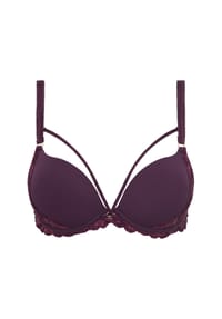 CHANTELLE - Bügel-BH Illusion, Verstellbar, für Damen - E63 AUBERGINE