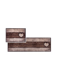 ASTRA ® - ASTRA ® Fußmatte Innen PURE & SOFT 2ER SET - Braun - 50 x 70 cm