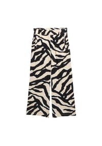 TOM TAILOR - Hose - abstract beige zebra