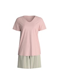 CALIDA - Damen Kurz-Pyjama Cotton Special - 220 PEACH ROSE