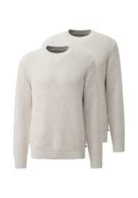 s.Oliver - Pullover 2er Pack Basic - Braun