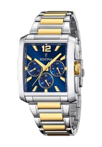 FESTINA TIMELESS CHRONOGRAPH - Herren Armbanduhr "F20637" - BLAU/BICOLOR