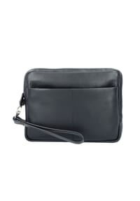 Esquire - Oxford Oxford Handgelenktasche Leder 25 cm - schwarz