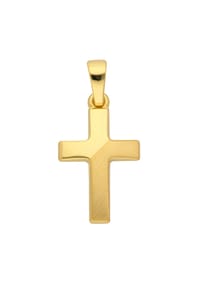 Adelia's - Damen Gold Schmuck 333 Gold Kreuz Anhänger - gold