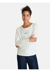 LIEBLINGSSTÜCK - Damen T-Shirt aus Baumwolle CellyL - 110-offwhite