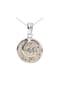 DUR® Kette mit Anhänger , Spirale - Strandsand , Silber 925/000 Bild 1