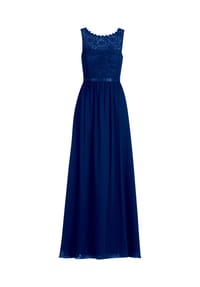 Vera Mont - Abendkleid mit Spitze - Festival Blue