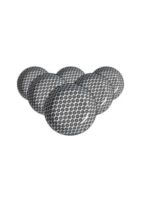Ritzenhoff & Breker Suppenteller Takeo Circles ø 20,5 cm 6er Set schwarz-weiß - TAKEO - schwarz-weiß