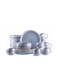 MÄSER Frühstück Set, Steinzeug Aquata - Aquata - blau