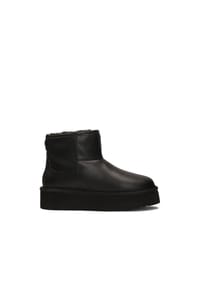 Kazar - Schneestiefel aus Leder mit Wollisolierung - Schwarz