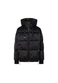 JOOP! - Damen Winterjacke - Ova, Steppjacke, Kapuze, einfarbig - Schwarz