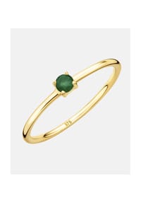 Diamant L'eternel - Ring, mit Smaragd, 375 Gelbgold - gold