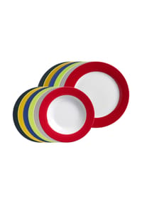 Ritzenhoff & Breker Tafelservice Doppio 12er Set bunt - DOPPIO - bunt