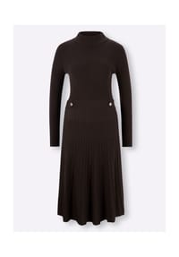 heine - Strickkleid - dunkelrot