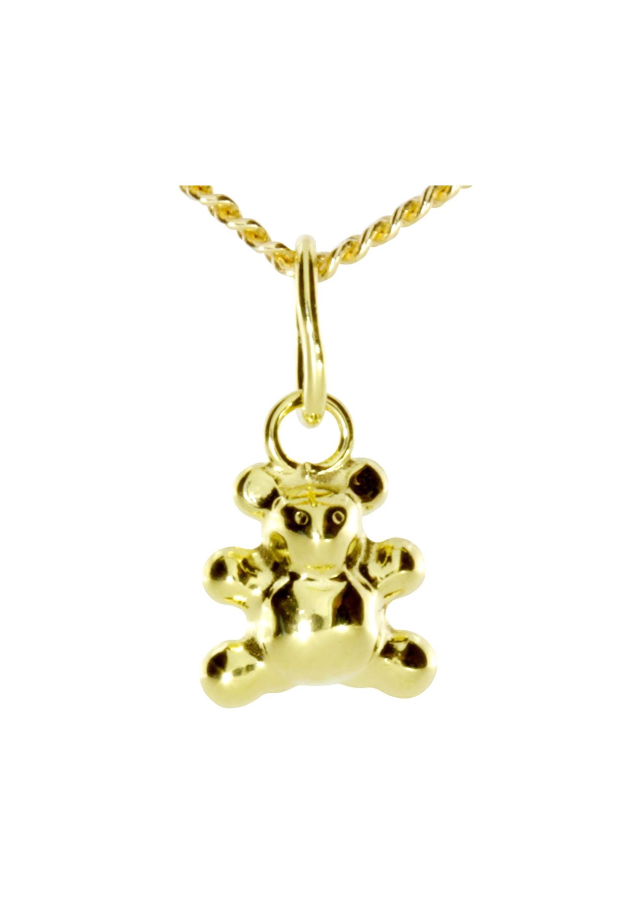 Swarovski Kette Und Anhänger Set Swarovski Teddy Set 5643798 Bär, Gelb, Goldlegierungsschicht