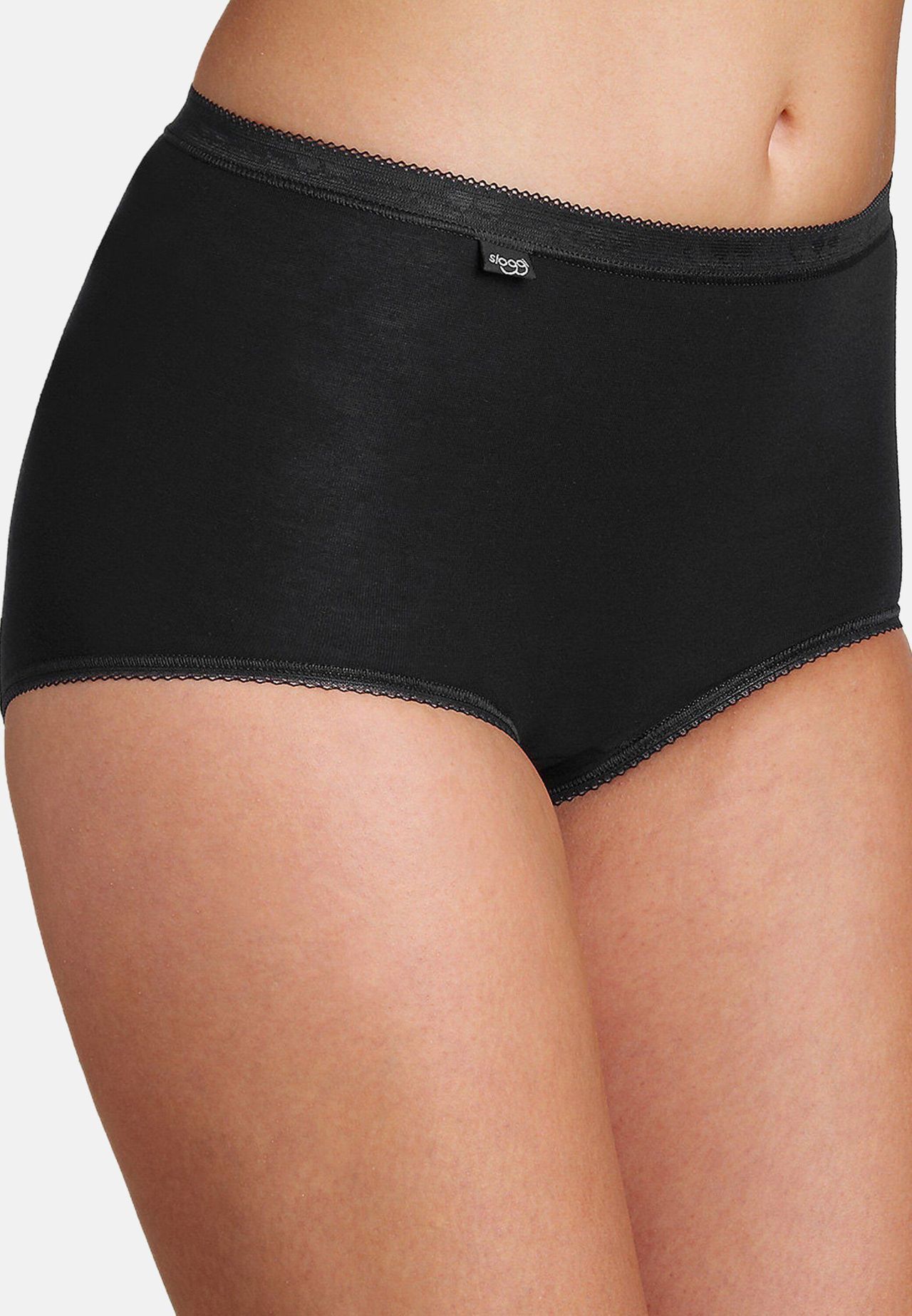Sloggi Basic+ Maxislip, 3Er-Pack, FüR Damen, Schwarz, 50