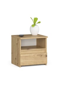 Akord - Nachttisch CL1 mit 1 Schublade und 1 Einlegeboden - artisan-eiche