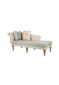 LOBERON - Chaiselongue Viviani beige/grau - beige/grau