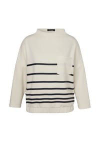 frapp - Sweatshirt Große Größen - butter / navy