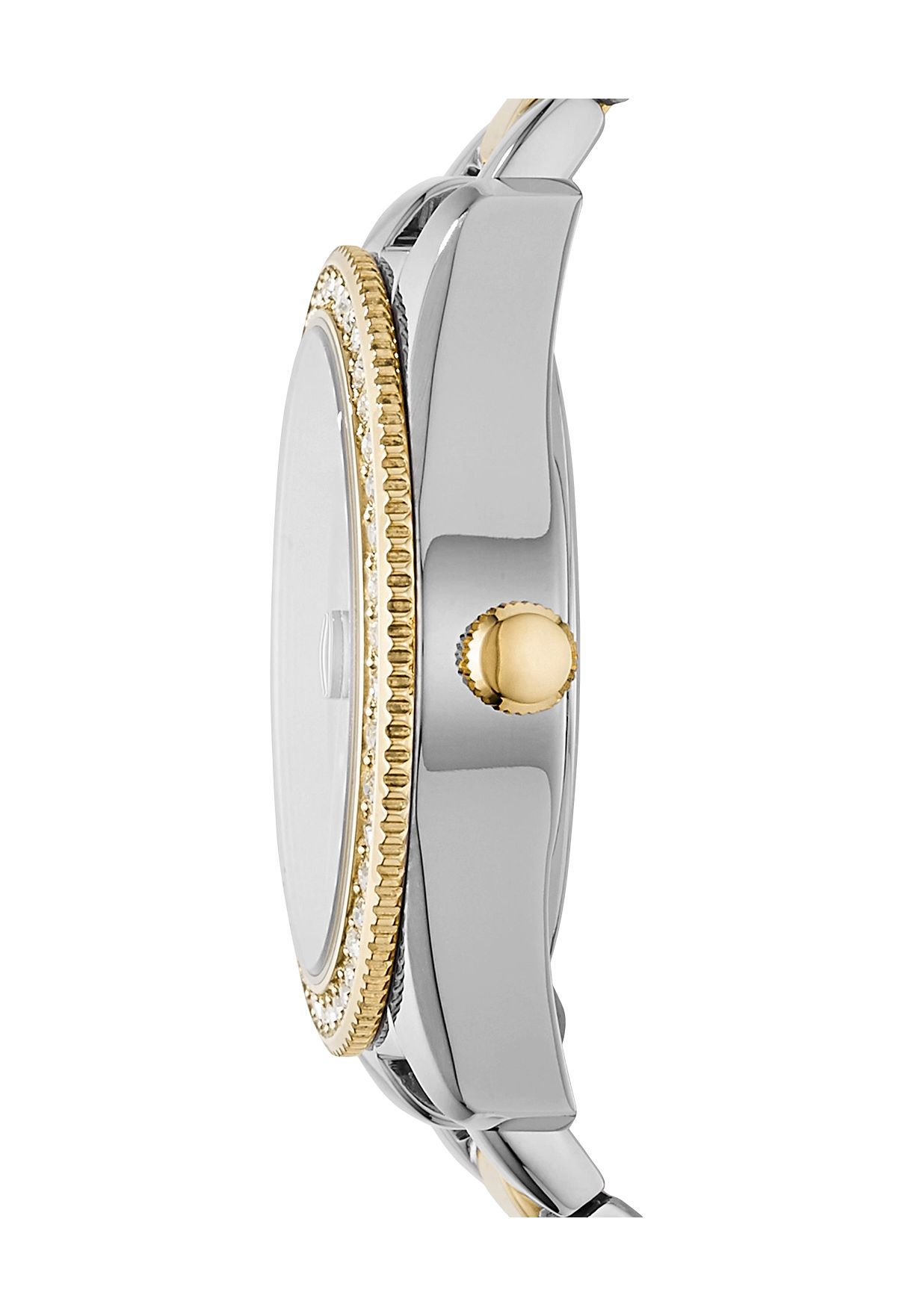 Fossil Damenuhr "Scarlette Mini ES4319", Bicolor