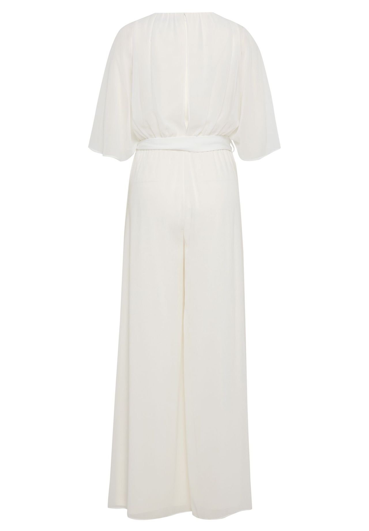 Vera Mont Jumpsuit Mit BindegüRtel, Weiß, 48