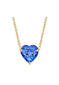 EAST / SIDE - Damen Kette aus Edelstahl in gelbgold mit Zirkonia - gelbgold