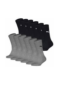 PUMA® - Kinder Socken 12er Pack - Easy Rider, ECOM, einfarbig, Logo - Grau